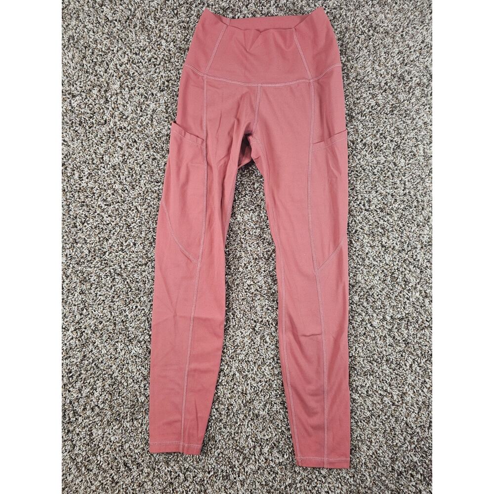 TSL Collection Womens Sz S High Rise Athletic Leggings Dusty Rose Pink